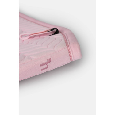 Manta de sela Horze Velvet Wave para dressage Rosa claro