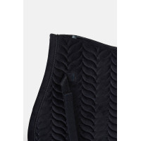 Manta de sela Horze Velvet Wave mista Odisseia marinha Azul-marinho