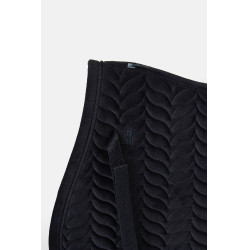 Manta de sela Horze Velvet Wave mista Odisseia marinha Azul-marinho