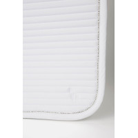 Manta de dressage Horze Symphony Branco / azul turquesa