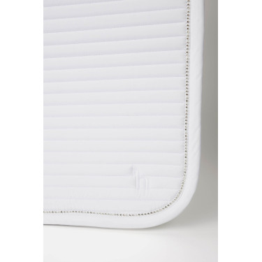 Manta de dressage Horze Symphony Branco / azul turquesa