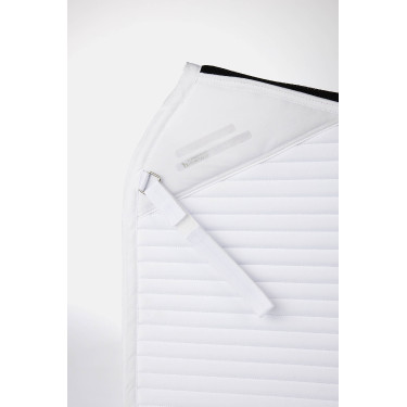 Manta de dressage Horze Symphony Branco / azul turquesa