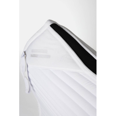 Manta de dressage Horze Symphony Branco / azul turquesa