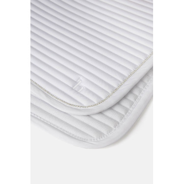 Manta de dressage Horze Symphony Branco / azul turquesa