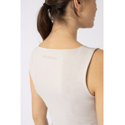 Top de treino funcional B Vertigo Adalyn feminino Cinza Moonbeam Cinzento