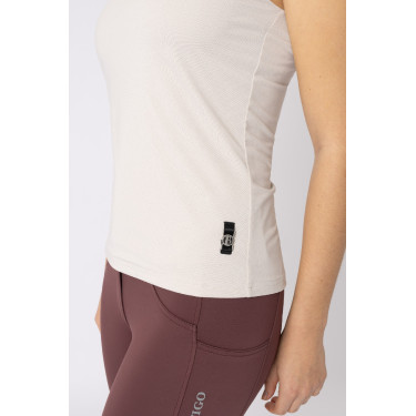 Top de treino funcional B Vertigo Adalyn feminino Cinza Moonbeam Cinzento