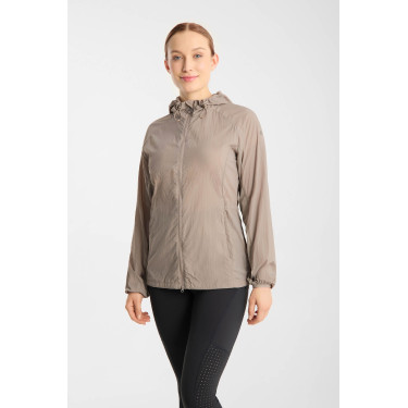 Casaco Horze Adelyn feminino com proteção anti-insetos Ambiente Bege