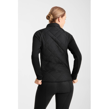 Casaco híbrido Horze Adelle feminino Preto