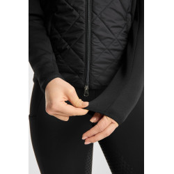 Casaco híbrido Horze Adelle feminino Preto