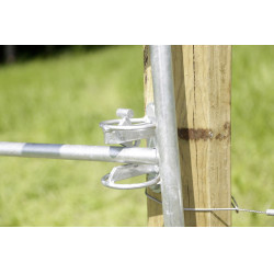 Opção de fecho com cadeado para barreira de pasto Kerbl Opção de fecho com cadeado para barreira de pasto Kerbl