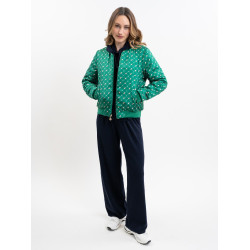 Casaco bomber Boecia Harcour Verde esmeralda