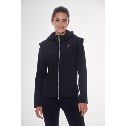 Casaco bimatéria Harcour Hadar feminino Preto
