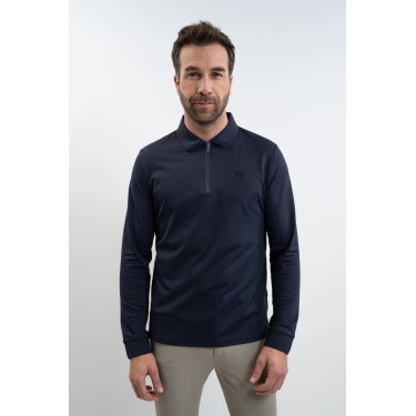 Polo Harcour Pico homem Marinho Azul-marinho