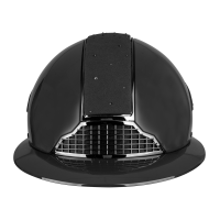 Capacete de equitação Swing H24 Lady Spark Preto brilhante com purpurinas