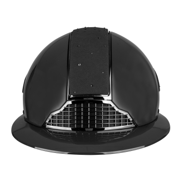 Capacete de equitação Swing H24 Lady Spark Preto brilhante com purpurinas Capacete de equitação Swing H24 Lady Spark Preto brilhante com purpurinas