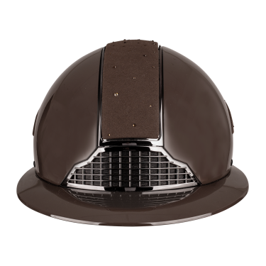 Capacete de equitação Swing H24 Lady Spark Castanho brilhante com glitter