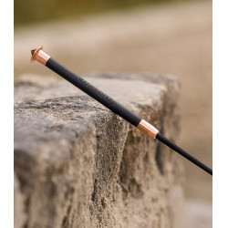Chicote de adestramento Noblesse Waldhausen Preto / dourado rosé