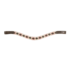 Frontal Waldhausen X-Line Polo castanho Rosa / bege