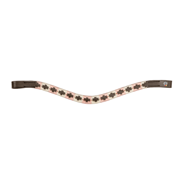 Frontal Waldhausen X-Line Polo castanho Rosa / bege
