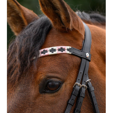 Frontal Waldhausen X-Line Polo preto Rosa / bege