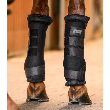 Guêtres de estábulo Waldhausen Breath por 2 Preto Guêtres de estábulo Waldhausen Breath por 2 Preto