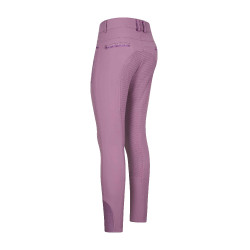 Calças de equitação Imperial Riding El Capone FullGrip Bloom de orquídea Violeta Calças de equitação Imperial Riding El Capone FullGrip Bloom de orquídea Violeta