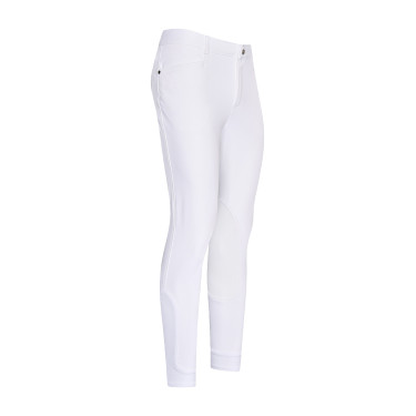 Calça de equitação Euro-Star Camillo KneeGrip Branco Calça de equitação Euro-Star Camillo KneeGrip Branco