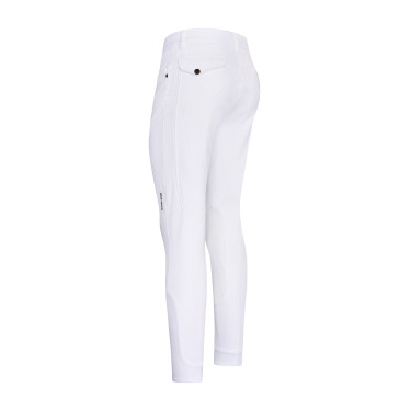Calça de equitação Euro-Star Camillo KneeGrip Branco Calça de equitação Euro-Star Camillo KneeGrip Branco