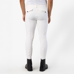 Calça de equitação Euro-Star Camillo KneeGrip Branco Calça de equitação Euro-Star Camillo KneeGrip Branco
