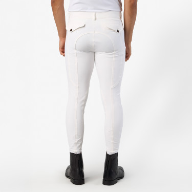 Calça de equitação Euro-Star Camillo KneeGrip Branco Calça de equitação Euro-Star Camillo KneeGrip Branco