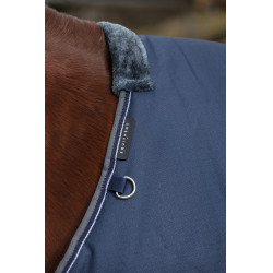 Capa Equithème TYREX 600 D Marinho / cinza Azul Capa Equithème TYREX 600 D Marinho / cinza Azul