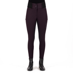 Legging de equitação Euro-Star Athletic leanline FullGrip Rosa negra Bord&amp;amp;amp;amp;amp;ocirc;
