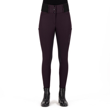 Legging de equitação Euro-Star Athletic leanline FullGrip Rosa negra Bord&amp;amp;amp;amp;amp;ocirc;
