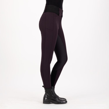 Legging de equitação Euro-Star Athletic leanline FullGrip Rosa negra Bord&amp;amp;amp;amp;amp;ocirc;