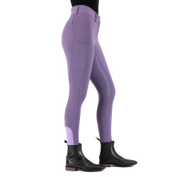 Calça de equitação Imperial Riding Bliss FullGrip Ametista Violeta Calça de equitação Imperial Riding Bliss FullGrip Ametista Violeta