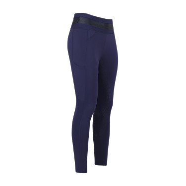 Legging de equitação Euro-Star Ares FullGrip Marinho Azul-marinho