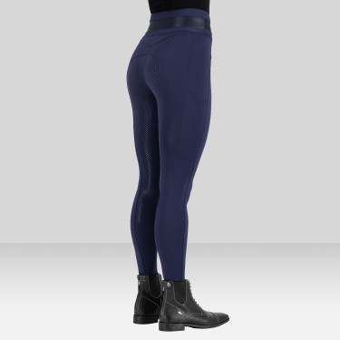 Legging de equitação Euro-Star Ares FullGrip Marinho Azul-marinho