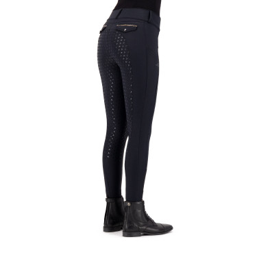 Calça de equitação Easy Rider Amore FullGrip Preto