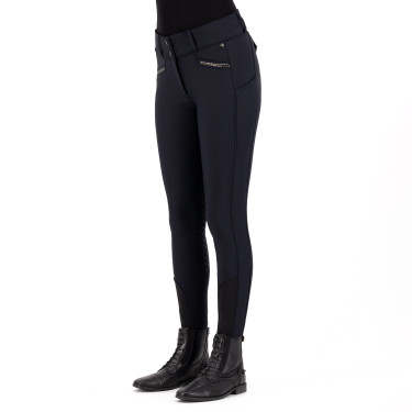 Calça de equitação Easy Rider Amore FullGrip Preto