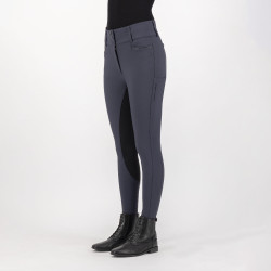Calça de equitação Euro-Star Arielle Cintura Alta Grip Connect Full Íman Cinzento Calça de equitação Euro-Star Arielle Cintura Alta Grip Connect Full Íman Cinzento