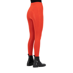 Legging de equitação Easy Rider Aya FullGrip Rouge allure Vermelho