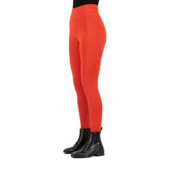 Legging de equitação Easy Rider Aya FullGrip Rouge allure Vermelho