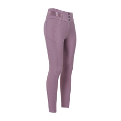 Calça de equitação Euro-Star Athletic Luxe FullGrip Sabugueiro Castanho