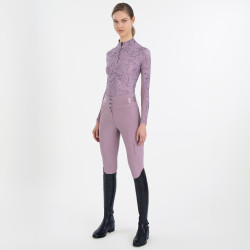 Calça de equitação Euro-Star Athletic Luxe FullGrip Sabugueiro Castanho