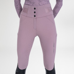 Calça de equitação Euro-Star Athletic Luxe FullGrip Sabugueiro Castanho