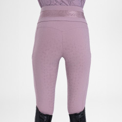 Calça de equitação Euro-Star Athletic Luxe FullGrip Sabugueiro Castanho