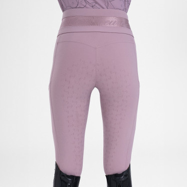 Calça de equitação Euro-Star Athletic Luxe FullGrip Sabugueiro Castanho