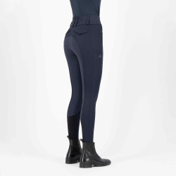 Calça de equitação Euro-star Aurelia Full Grip Noite Azul-marinho