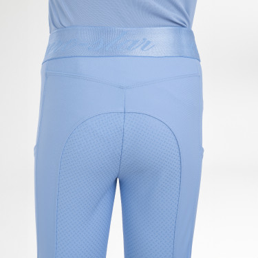 Calças de equitação Euro-Star Impressive FullGrip Kids Azul claro Calças de equitação Euro-Star Impressive FullGrip Kids Azul claro