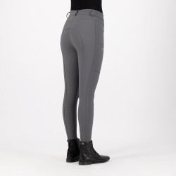 Calça de equitação Euro-star Empress KneeGrip Íman Cinzento
